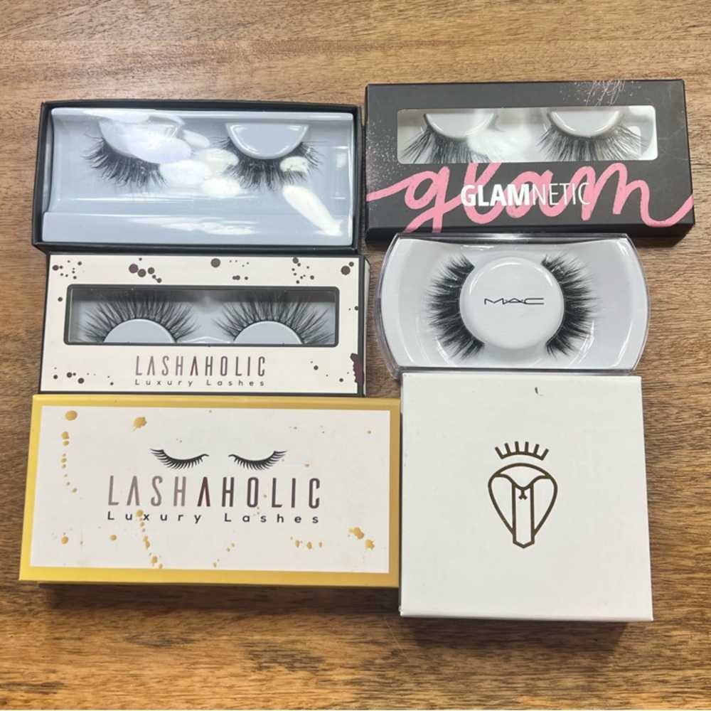 Lash sets MAC, Glamnetic, Huda…